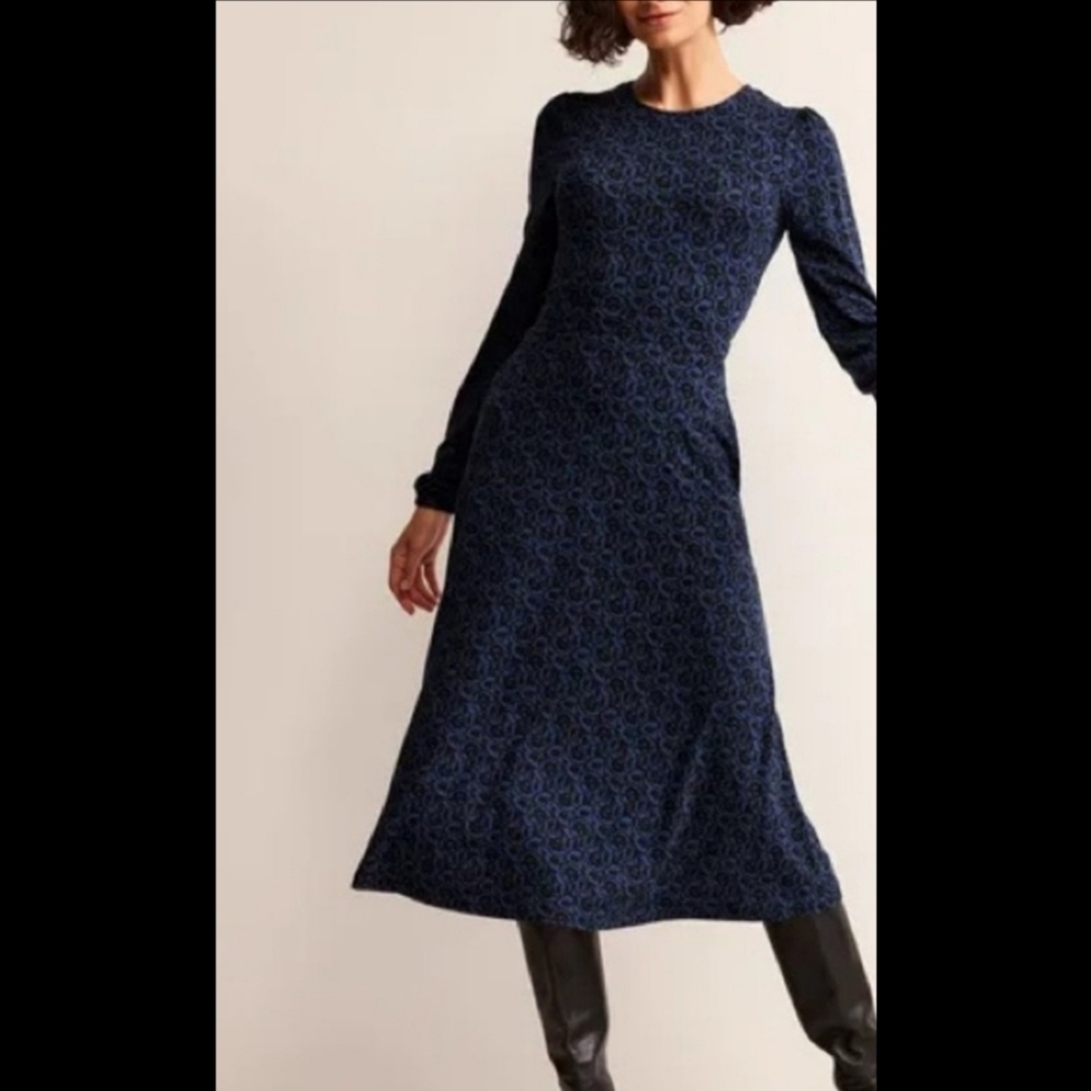 Boden Camille Jersey Knit Midi Dress NWT 2